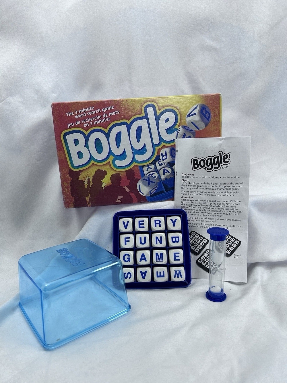 BOGGLE Word Game by Parker Brothers 1996 version